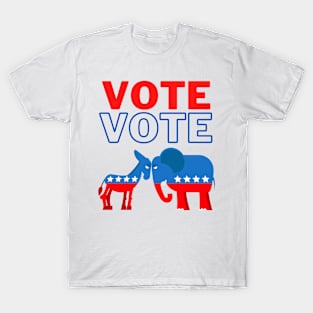 Presidential Election, Vote Now, Register To Vote, Check It Off The List, Let your Voice Be Heard T-Shirt